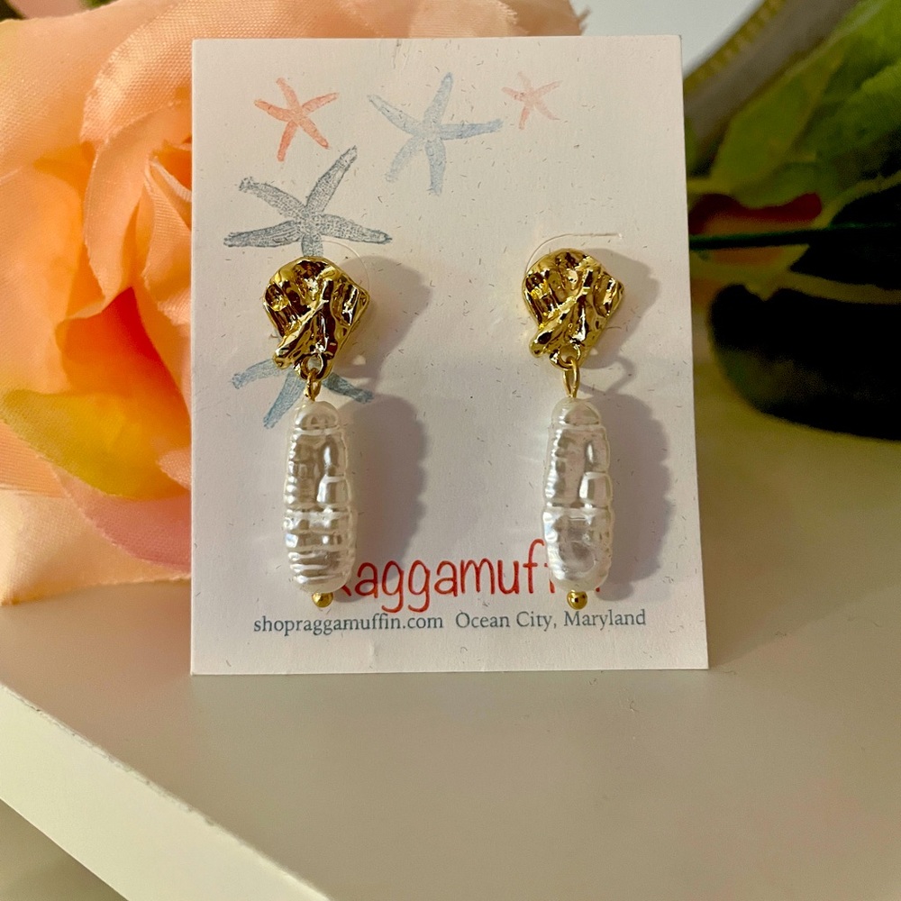 Sea rice earrings